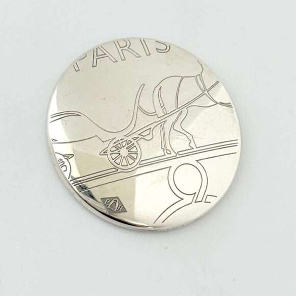 HERMES Vintage Silver Brooch - Picture 1 of 10